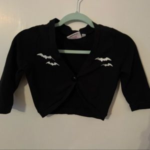 Size small cropped jacket with bats! Goth pinup